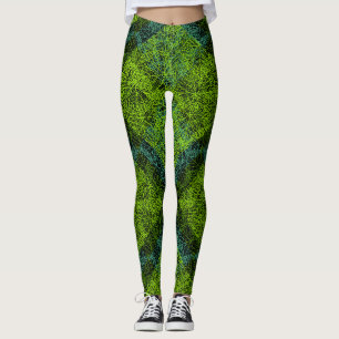 Leggings motif plante.12c BG noir