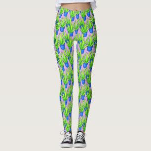 Leggings Motif Plante Aloe Vera