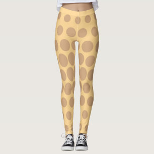 Leggings Motif Pois couleur rétro #11