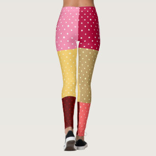 Leggings Motif Pois monogramme