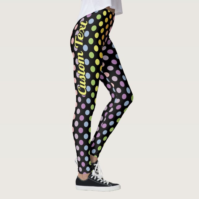 Leggings Motif Pois Rainbow (Droite)