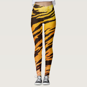 Leggings Motif Poster de animal Tiger Stripes