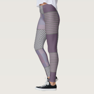 Leggings Motif pourpre
