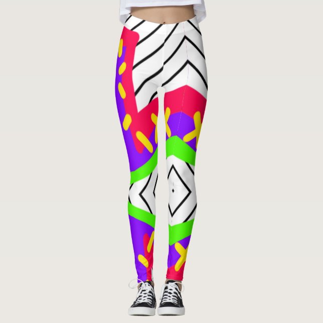Leggings Motif Punk (Devant)