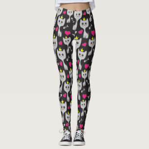 Leggings Motif Queen Cat