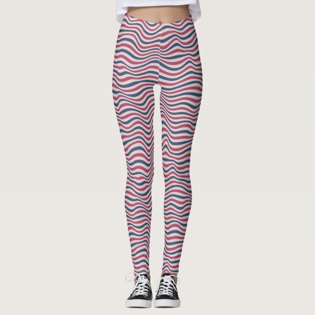 Leggings Motif rayé 2 (Devant)