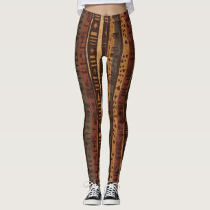 Leggings Motif rayé rustique du Sud-Ouest (5)