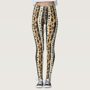 Leggings Motif rayure rustique du Sud-Ouest (3)