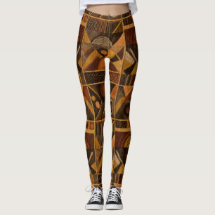 Leggings Motif rayure rustique du Sud-Ouest (4)