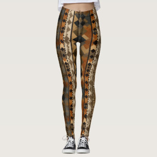 Leggings Motif rayure rustique sud-ouest (6)