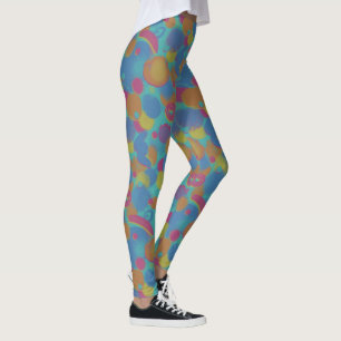 Leggings Motif Retro Brush