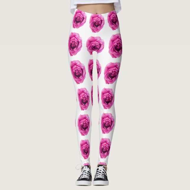 Leggings Motif rose (Devant)