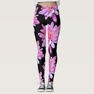Leggings Motif Rose Daisy