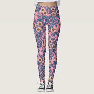 Leggings Motif rose de chien