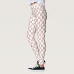 Leggings Motif rose de tableau de bord rose or<br><div class="desc">Un simple motif de damier rose or rose. Un design parfait pour tous ceux qui aiment les motifs métalliques,  les couleurs motifs géométriques ou roses dorées rose etc.</div>