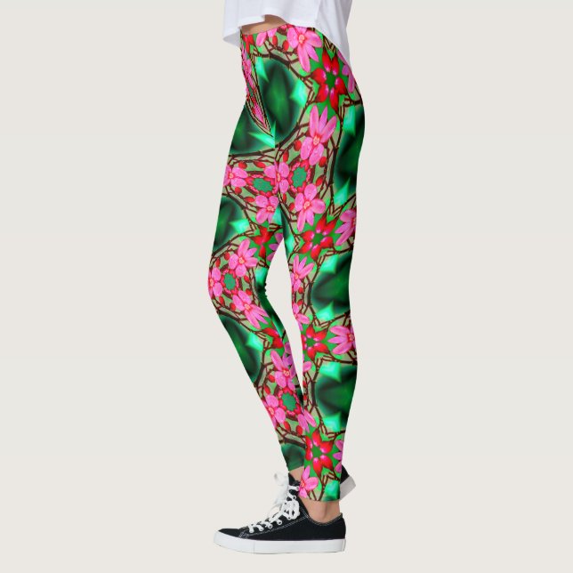 Leggings Motif Rose du désert (Gauche)