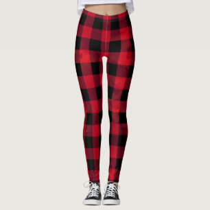 Leggings Motif rouge de contrôle de Buffalo