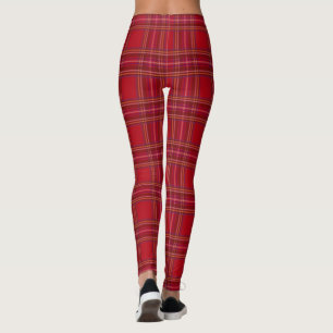 Leggings Motif royal de Noël de tartan de Stewart