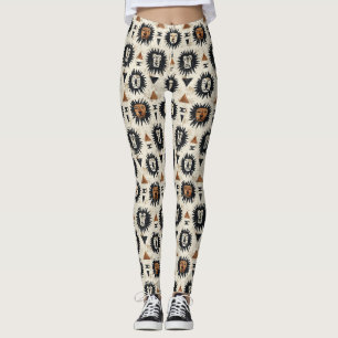Leggings Motif Safari Lion Tribal