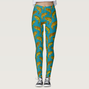 Leggings Motif sans couture 2018 de truite arc-en-ciel de