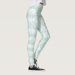Leggings Motif sans couture de gribouillis de nébuleuse mod