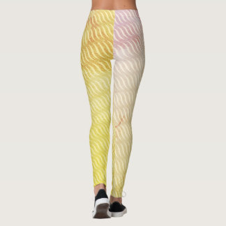Leggings Motif sans couture de lignes vertes de terre magiq
