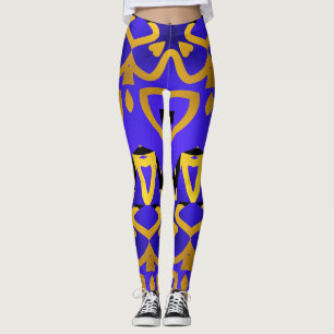 Leggings Motif sans couture multicolore "Ratti_Creative_Art