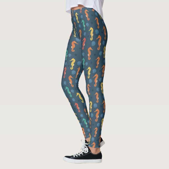 Leggings Motif Seahorse (Gauche)