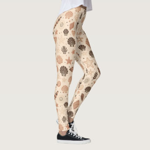 Leggings Motif Seashell
