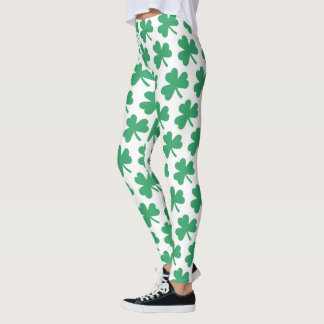 Leggings Motif Shamrock irlandais Jour de la Saint Patrick