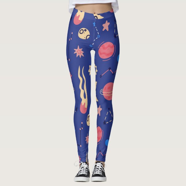 Leggings Motif spatial (Devant)