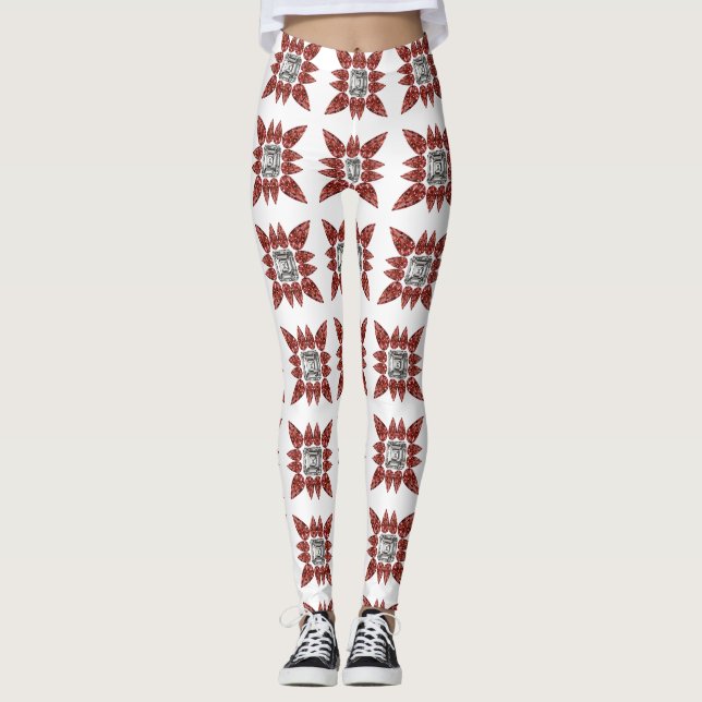 Leggings Motif Spider (Devant)