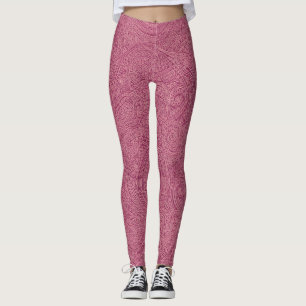 Leggings Motif spiral rose Rose Gold