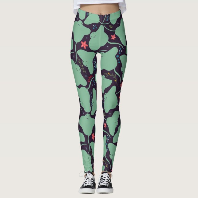 Leggings Motif Stingray (Devant)