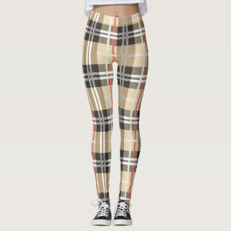 Leggings Motif Tartan classique