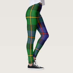 Leggings Motif Tartan Écossais