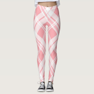 Leggings Motif Tartan rose