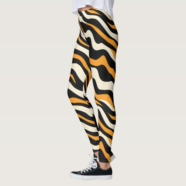 Leggings Motif Tiger Stipes (Gauche)