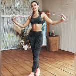 Leggings Motif tourbillon bleu foncé<br><div class="desc">Profitez de ces leggings pratiques bleu foncé avec des motifs tourbillonnants pour courir,  yoga,  entraînement de fitness,  ou toute autre activité de loisirs. Je vis dans mes jambes. Ce sont les bas les plus confortables à porter.</div>