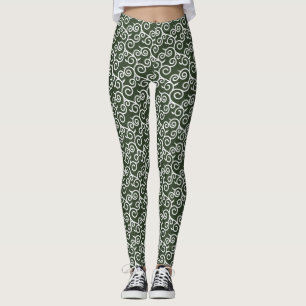 Leggings motif traditionnel arabe design japonais