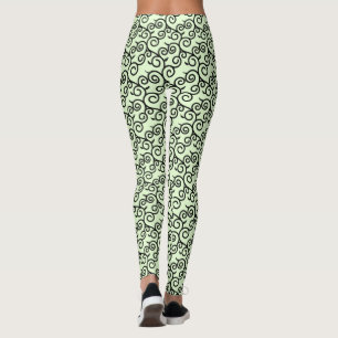 Leggings motif traditionnel arabe design japonais