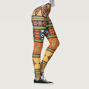 Leggings Motif tribal africain