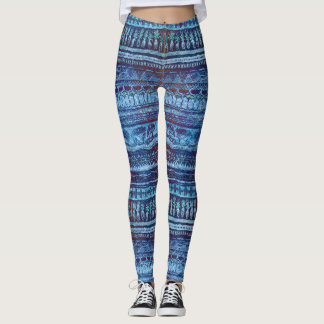 Leggings Motif tribal d'ananas frais
