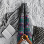 Leggings Motif tricoté de vacances d'hiver<br><div class="desc">Motif tricoté de vacances d'hiver, </div>