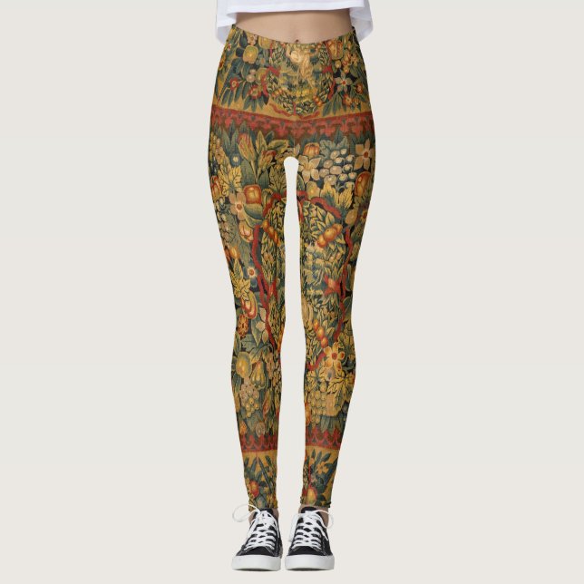 Leggings Motif Unicorne Floral (Devant)