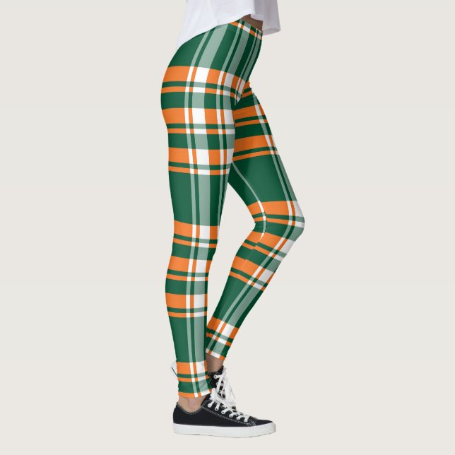 Leggings Motif vert orange (Droite)