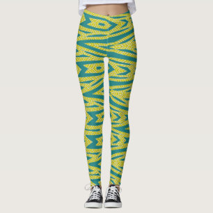 Leggings Motif vert tendance "Ratti_Creative_Arts"