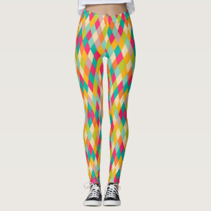 Leggings Motif vintage de harlequin