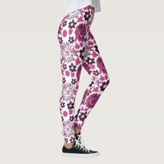 Leggings Motif Vintage floral élégant unique