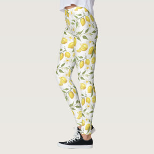 Leggings Motif vintage Lemon Tree
